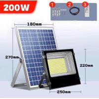 ราคา ไฟสปอตไลท์ ไฟโซล่าเซลล์ Solar Light led กันน้ำ Solar cell 50W 200W 300W 400W 500W 600W ใช้พลังงานแสงอาทิตย์ (7656859760)