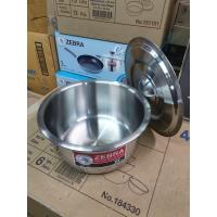 ราคา Zebra หม้อแขก 20 22 24 ซม ตราหัวม้าลาย แยกขายเป็นใบ (13742245102)