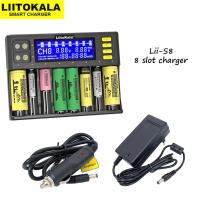 ราคา LiitoKala Lii 600 Lii S8 Lii 500 Lii PD4 Lii 500S 3 7V 18650 18350 18500 21700 14500 26650 1 2V AA NiMH Lithium แบตเตอรี่ Charger (21170619839)