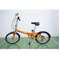 ราคา จักรยานพับได้ญี่ปุ่น ล้อ 20 นิ้ว มีเกียร์ อลูมิเนียม Dahon Metro สีส้ม จักรยานมือสอง (17556803092)