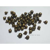 ราคา ลูกกระพรวนสีทองเหลืองรมดำ ขนาด 6 8 มม แพ็ค20 100ลูก (18075403769)