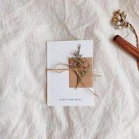 ราคา Camin Craft การ์ดดอกไม้แห้ง การ์ดอวยพรวันเกิด การ์ดปัจฉิม การ์ดแฮนด์เมด (17838223238)