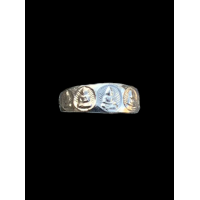 ราคา แหวน พระเจ้าห้าพระองค์ หลวงพ่อกวย ปี21 ชุบนิเกิ้ล 5299 (21083634391)