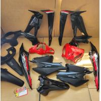 ราคา ชุดสี wave100x wave125x สีแดงดำ เฟรมรถ เวฟ100x (19772753500)