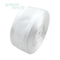 ราคา ริบบิ้นสีขาวกว้าง38มม 10หลา ม้วน การตกแต่ง DIY งานทำมือห่อของขวัญริบบิ้นผ้าไหมแก้ว (17217348710)