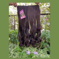 ราคา แฮร์พีช hairpiece แฮร์พีช calawigs ชิ้นหนาพิเศษไหมด้านเหมือนผมจริง แฮร์พีชปลายลอน รหัส T690 กว้าง28cm ยาว60cm (7148012457)