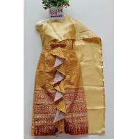 ราคา size XL เด็ก 6 7 ปี 1 ชุด 2 ชิ้น ไม่รวมเครื่องประดับ ชุดไทย สไบ ผ้าซิ่น หน้านาง ผ้าพิมพ์ทอง ชุดไทยเด็ก ชุดผ้าไทย ชุดไทยสำเร็จรูป ชุดแฟนซี m24 (12465810185)