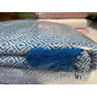 ราคา ผ้าห่ม ผ้าห่มทอมือ ผ้าฝ้ายทอมือแท้ ของรับไหว้ ของขวัญ ผ้าปูโต๊ะ สีสันสดใส ขนาด 100 200 ซม ลายลูกแก้ว 1 3 ชั้น (8974473490)