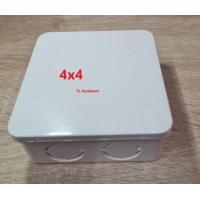 ราคา เกิน 99 บาทส่งฟรี 40 บาท บล็อคพักสาย กล่องพักสาย สีขาว SCG 2x4 4x4 ตราช้าง กล่องพักสายสีขาว (7410866899)