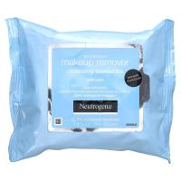 ราคา พร้อมส่ง ของแท้ 100 แผ่นเช็ดเครื่องสำอาง Neutrogena Makeup Remover Ultra Soft Cleansing Towelettes (17234219244)