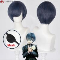 ราคา Anime Black Butler Ciel Phantomhive Cosplay Wig Female Ciel Phantomhive Heat Resistant Hair Woman Man Kuroshitsuji Wigs Wig Cap (19684957824)