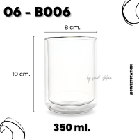 ราคา แก้วน้ำสองชั้น Double Wall Glass แก้ว แก้วน้ำ ขนาด 80 400ml แก้ว2ชั้น มีผนัง2ชั้น ดีไซน์สวย แก้วมินิมอล แข็งแรง แก้ว ชา กาแฟ ทนความร้อนและเย็น (21087390138)