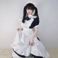 ราคา COSER 77 ชุดเมด แม่บ้าน ชุดแม่บ้าน สาวใช้เสื้อเชิ้ตแขนยาวผู้หญิง Lolita อนิเมะชุดคอสเพลย์สาวใช้ Cosplay ผู้หญิง (20879612670)