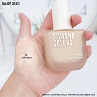 ราคา รองพื้น เนื้อลิควิด ปกปิดริ้วรอย ไม่ทำให้ผิวแห้ง ติดทน กันน้ำ SIVANNA COLORS FOUNDATION HF5106 (20285532082)