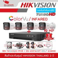 ราคา HIKVISION ชุดกล้องวงจรปิด 4ช่อง 2MP iDS 7204HQHI M1 S DS 2CE16D0T EXLF HDD for CCTV ADAPTOR หางกระรอก 1 ออก 4 สายกล้องวงจรปิดสำเร็จรูป 20Mx4 HDMI LAN BY BILLIONAIRE SECURETECH (18815356471)