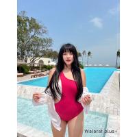 ราคา ? ? ? ? ? อก36 52 ชุดว่ายน้ำไซส์ใหญ่ บิกินี่สาวอวบ วันพีชทูโทน สวยแซ่บมาก P893 (19480507519)
