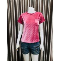 ราคา เสื้อกำมะหยี่คอกลมติดกระเป๋า เสื้อยืด เสื้อแฟชั่น ตัวละ100 บาท (12456066415)