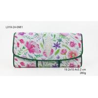 ราคา sale SS กระเป๋าสามพับใหญ่ลาย หนังปลากระเบนแท้ หนังวัวสีเขียว (5068566088)