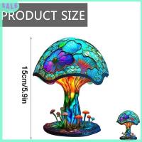 ราคา กระจกพืชตก แต่งบ้านเห็ดสีสันสดใสโคมไฟเรซิ่นตก แต่ง (20001200964)