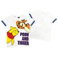 ราคา เสื้อยืดสีขาวคอตตอน เสื้อผ้าลายการ์ตูนลิขสิทธิ์แท้ เด็กผู้หญิง ผู้ชาย เสื้อแขนสั้น แฟชั่น Winnie The Pooh T Shirt DWS101 227 หมีพูห์ ทิกเกอร์ BestShirt (19490970393)