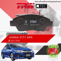 ราคา TRW Value ผ้าดิสเบรคหน้า ผ้าเบรคหน้า Honda City GM5 ปี 2014 2019 TRW ATEC GDB 7786 AT ฮอนด้า ซิตี้ ปี 141516171819575859606162 OE 45022 TM0 T00 ct14 (12554034721)