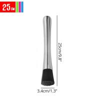 ราคา ส่งจากไทย เครื่องมือบาร์ Muddler cocktail ไม้บดค็อกเทล สากค็อกเทล แท่งบดผลไม้ สเตนเลส (16037362887)