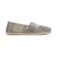 ราคา TOMS รองเท้าลำลองผู้หญิง สลิปออน รุ่น Alpargata Sky Blue Plaid Tweed CB รองเท้าลิขสิทธิ์แท้ (19707073981)