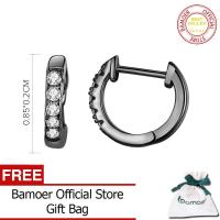 ราคา BAMOER ต่างหูห่วงกลมเงินแท้925สำหรับผู้หญิงต่างหูเงินแท้เครื่องประดับเงินแท้ SCE498 (15351423804)