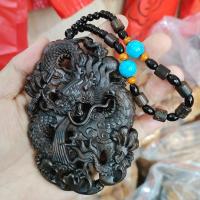 ราคา หน้าผาไม้ไซเปรสแกะสลักมังกรและนกฟีนิกซ์ Chengxiang dragon travels the world จี้มือจับแบบพกพา จี้มังกร หัตถกรรม ไม้แกะสลัก (19730172762)
