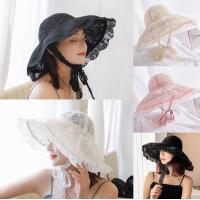 ราคา ส่งเร็วพิเศษ Hatgogo หมวก สไตล์ญี่ปุ่น หมวกปีกกว้าง หมวกลูกไม้ หมวกผูกโบว์ หมวกแม่ลูก (4067852005)