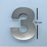 ราคา ตัวเลขสแตนเลส ขนาด 10 cm หนา 1 5 cm ป้ายบ้านเลขที่ ทำจากสแตนเลส304แท้ (4344302045)
