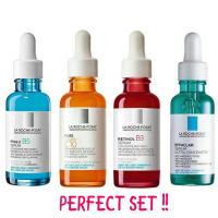 ราคา La Roche Posay Perfect Set Hyalu B5 Vitamin C10 Retinol B3 Effaclar (12427737203)