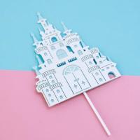 ราคา ป้ายปราสาท ป้ายปักเค้ก ป้ายปักเค้กเจ้าหญิง สำหรับตกแต่งเค้ก สินค้าพร้อมส่งนะคะ (16321340813)