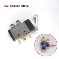 ราคา Mechanical Valve MV 09 Pneumaitc Air Control Valve 2 Position 5 Way Mechanical Air Valve Port Size 1 4 1Pc (17553379668)