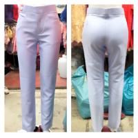 ราคา กางเกงพยาบาล ผ้าวาเลนติโน่สีขาวโอโม่ เนื้อผ้าหนา ไม่ยืด ทรงไม่ใหญ่ ควรเผือขนาด1 2ไซส์ มีเสื้อเข้าชุดกัน พร้อมส่ง (7451965173)