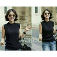 ราคา TOPSHOP เสื้อแขนกุดคอชิด ทรงสวย ผ้าคอตตอน งานป้าย (7332412873)
