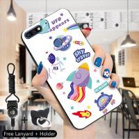 ราคา Jizetin สำหรับ Huawei Y8P Y9S Y7 Pro 2018 Y9 2018 Y9 2019 Y9 Prime 2019 Huawei Y Max แหวนนิ้วมือ Lanyard การ์ตูน Cosmic Planet ยานอวกาศ UFO รูปแบบนักบินอวกาศกันกระแทกนุ่ม TPU ซิลิโคนกรณี (10074479579)