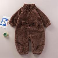 ราคา ฤดูใบไม้ร่วงฤดูหนาวเด็ก Romper ขนแกะคลุมด้วยผ้าเด็กวัยหัดเดิน J Umpsuit เสื้อผ้าทารกแรกเกิดเด็กสาวเด็กหลวมทารก Ouitfit เสื้อผ้าเด็ก (19987371387)