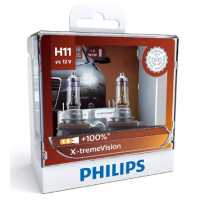 ราคา Philips หลอดไฟหน้ารถยนต์ X treme Vision 100 และ G force 130 H1 HB3 HB4 HIR2 แท้ 100 (17032003265)