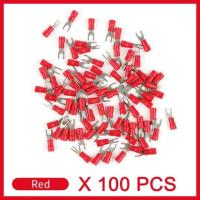 ราคา 100 ชิ้น หางปลา แฉก แบบหุ้ม SV1 25 3 SV1 25 4 SV1 25 5 SV1 25 6 ใช้กับสายขนาด 0 5 1 5 ตร มม (15508214177)