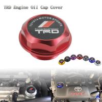 ราคา TRD อลูมิเนียม Racing PERODUA Myvi Alza โตโยต้า Vios Camry AE101 Altis Collora น้ำมันเครื่องหมวก (9601520322)