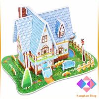 ราคา โมเดลบ้าน โมเดลร้านค้า งานประกอบ 3 จิ๊กซอว์กระดาษ จิ๊กซอว์โมเดลบ้าน เกมสมอง ของเล่นเด็ก 3D puzzle (10997542388)