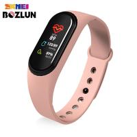 ราคา SKMEI BOZLUN Smart Bracelet Sport Fitness Tracker Pedometer Bluetooth Smartband IOS Android M4 (1845634700)