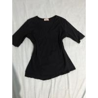 ราคา เสื้อแขนสามส่วน สีดำ (17748596781)
