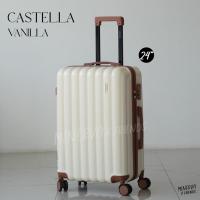 ราคา MINERVA กระเป๋าเดินทางล้อลาก รุ่น Castella 14 20 24 28 นิ้ว วัสดุ ABS แข็งแรง น้ำหนักเบา หิ้วขึ้นเครื่องบินได้ M01 by SWISHNAVY (20922638541)