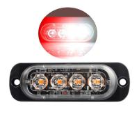 ราคา LITUP ไฟไซเรนกู้ภัย led 12 24V ไฟสัญาณเตือน 4LED ไฟไซเรน ไฟรถบรรทุก รถพ่วง กระบะ (20113442756)