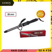 ราคา Super V Inter Hair Curling Iron Model A SU A SUC 818 ซุปเปอร์ วี อินเตอร์ เครื่องม้วนผม 19mm26mm32mm38mm ม้วนง่าย ลอนสวย ร้อนเร็ว ผมไม่เสีย ทนทาน (19466974175)