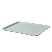 ราคา ถาด ถาดเสริฟ ถาดพลาสติก ถาดอาหาร 37x29 ซม สีเทาดำ แข็งแรงไม่ยุบ ikea Tray grey (20528303633)