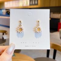 ราคา ตุ้มหูดอกเดซี่เครื่องประดับแฟชั่นเกาหลี (10531738681)