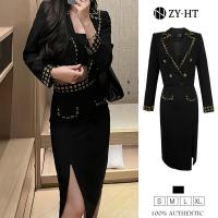 ราคา ZY HT EraVogue ชุดเซ็ท 2 ชิ้น ผญ เสื้อสูท กระโปรง ชุดทำงาน เดรสผู้หญิง เดรสสีดำ เดรสออกงาน เดรสเซ็กซี่ เดรสเกาหลี ชุดออกงาน 5966 (17840699531)